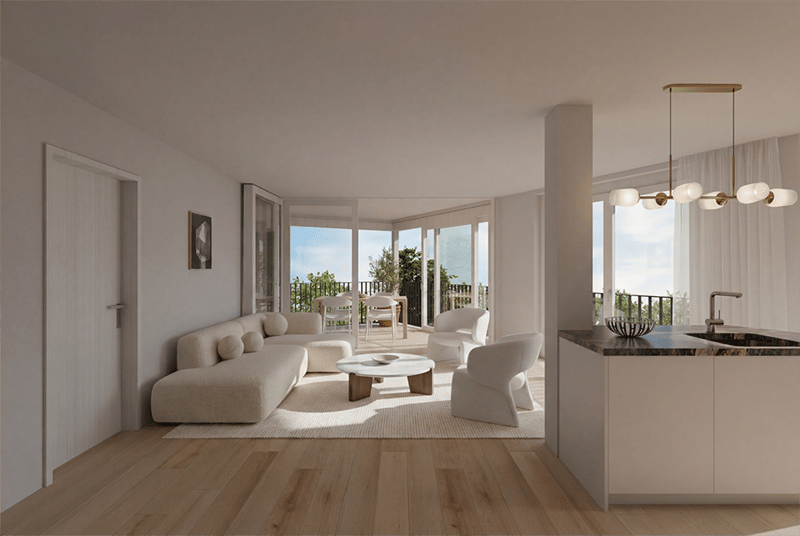 Helle und grösszügige 5.5-Zimmer-Maisonette-Wohnung mit Weitsicht und Garten - W2+4 (3)