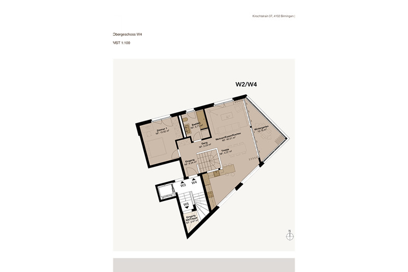 Helle und grösszügige 5.5-Zimmer-Maisonette-Wohnung mit Weitsicht und Garten - W2+4 (9)