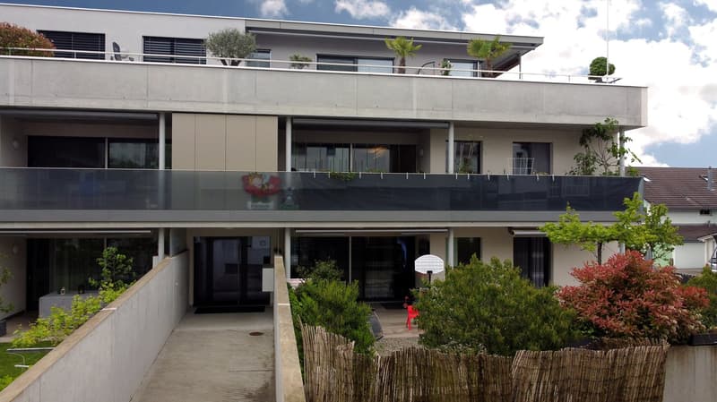 Moderne 2.5 Zimmer Eigentumswohnung mit sonniger Terrasse 24 m2 und 2 Parkplätzen (2)