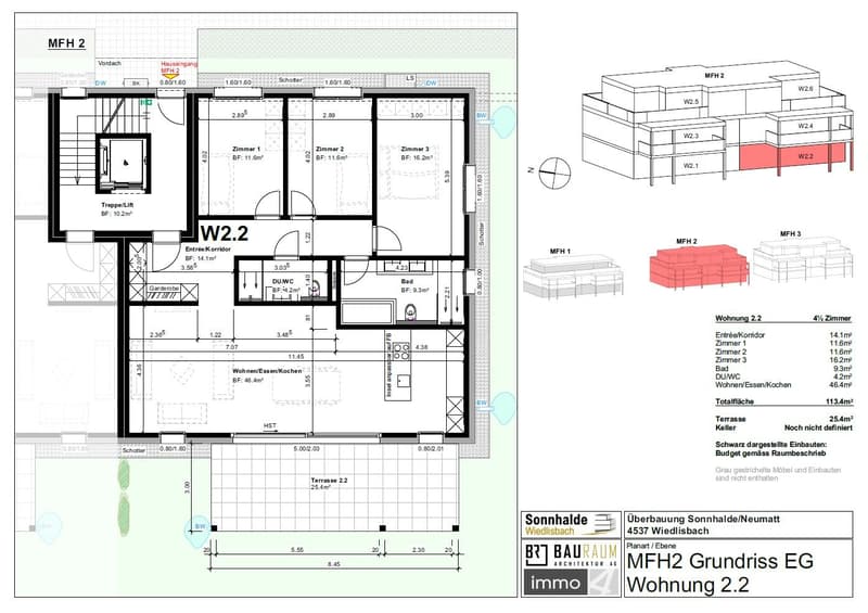 Floor plan showing entrance hall, living room, bedroom, balcony, bathroom, kitchen, balcony, and stairs