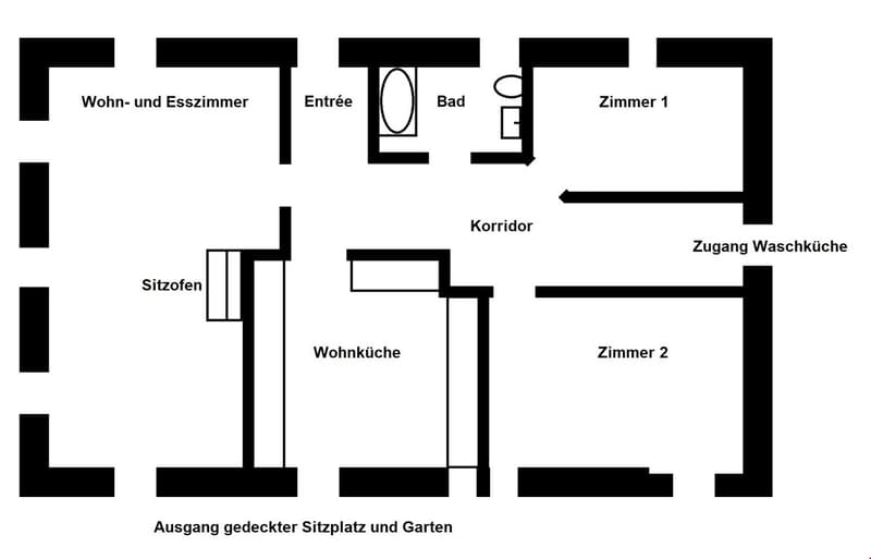 Leben im Paradies - 3.5 Zimmer Stöckliwohnung mit eigenem Garten (17)