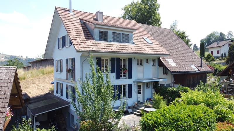 Charmante Doppelhaushälfte mit 2 Wohnungen an ruhiger Lage in Oberburg (1)