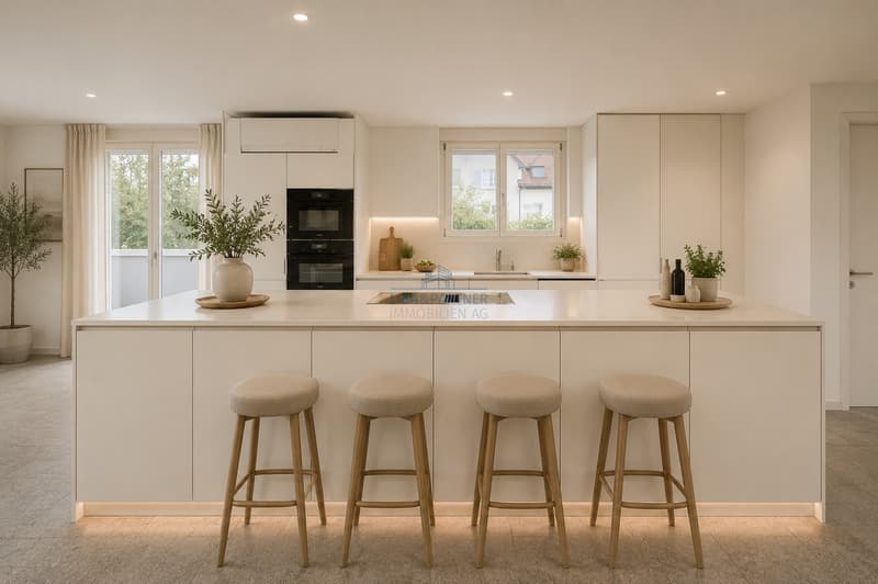 Attika-Maisonette mit unverbaubarem Weitblick über Binningen & Basel (4)