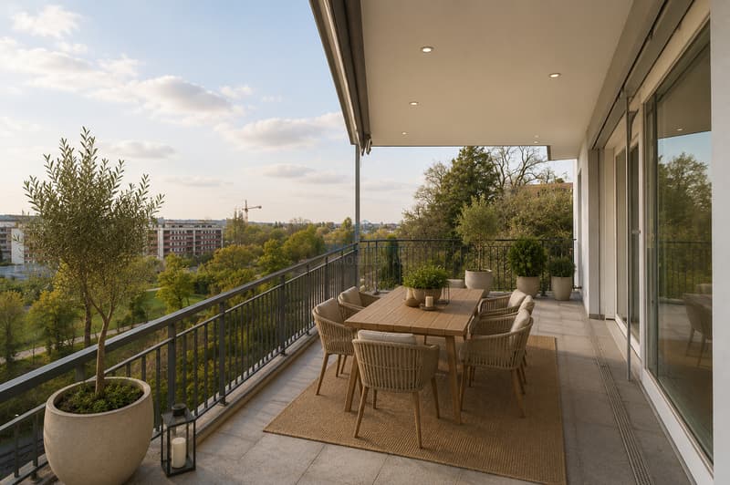 Attika-Maisonette mit unverbaubarem Weitblick über Binningen & Basel (11)