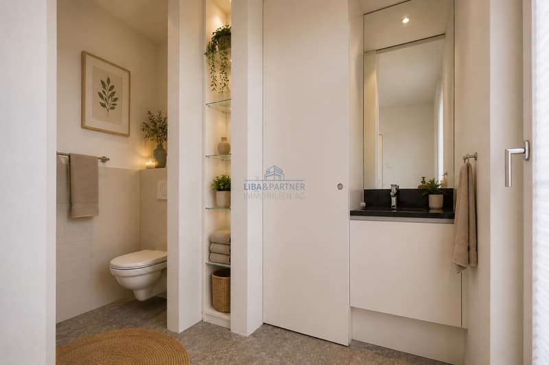 Badezimmer mit W/T