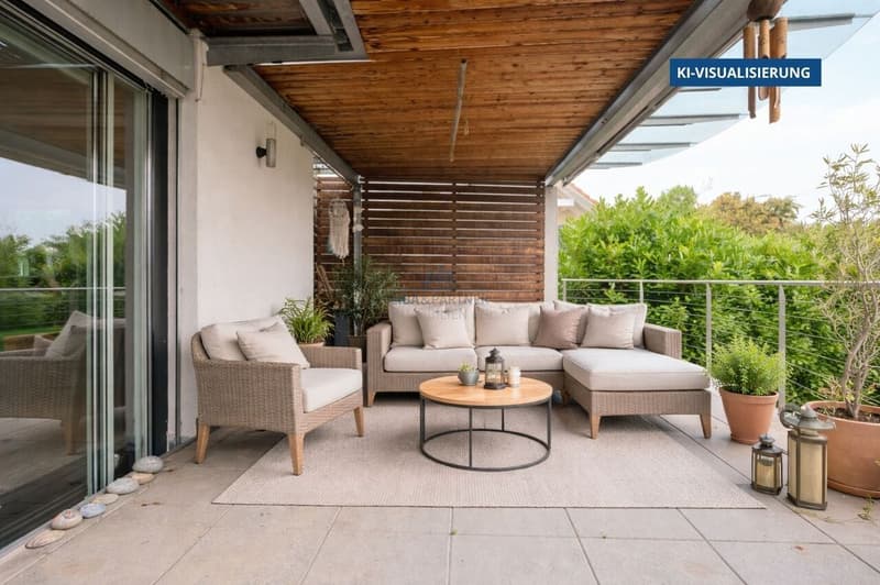 Terrasse KI Visualisierung  / Terrace AI Visualization