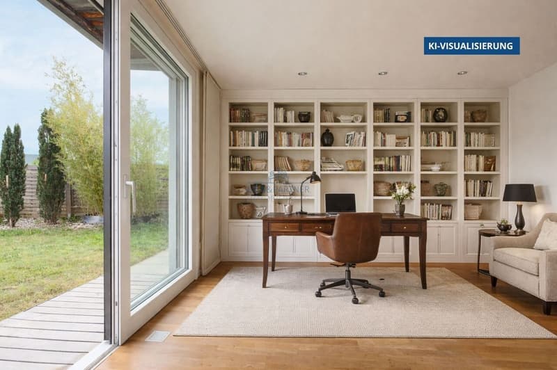 Büro KI Visualisierung  / Office AI Visualization