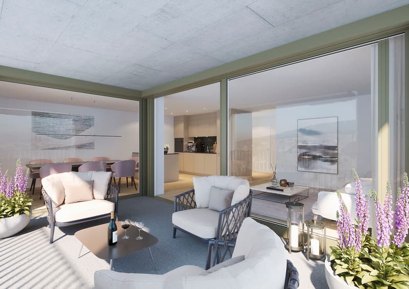 Aussenvisualisierung Terrasse