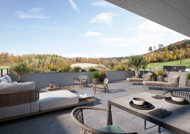 Visualisierung Terrasse