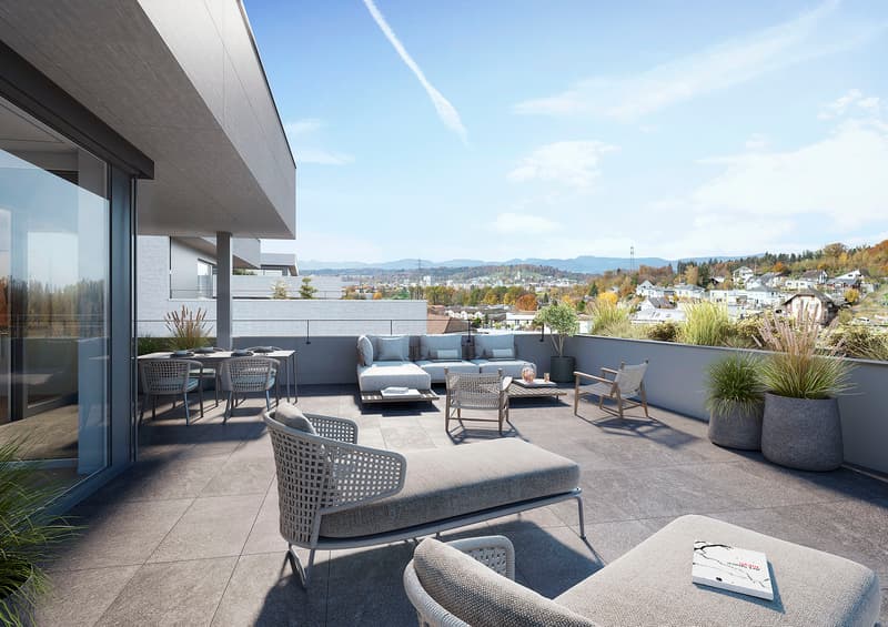 Visualisierung Terrasse