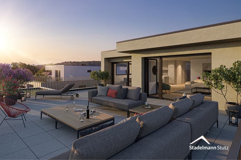 Visualisierung Terrasse