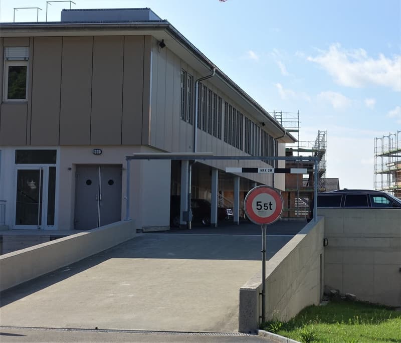 Zufahrt zu EG und Parkplätze