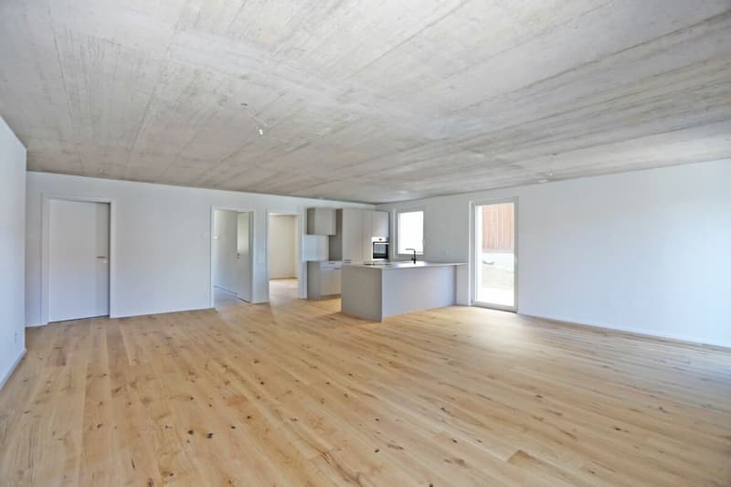 Moderne 3.5-Zimmer-Wohnung mit Gartenanteil in Kümmertshausen - attraktives Renditeobjekt (1)