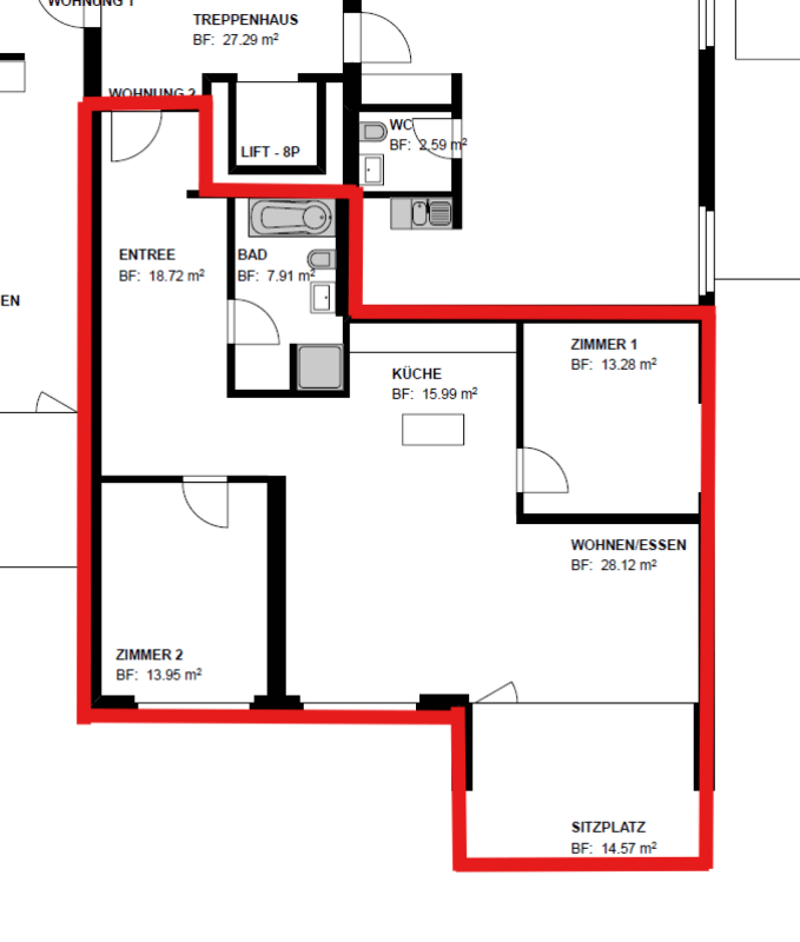 Helle 3.5-Zimmer-Wohnung im Erdgeschoss mit Gartensitzplatz! (12)