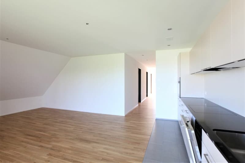 Gemütliche 4.5 Zimmerwohnung mit Balkon und Aussicht ins Grüne. (6)