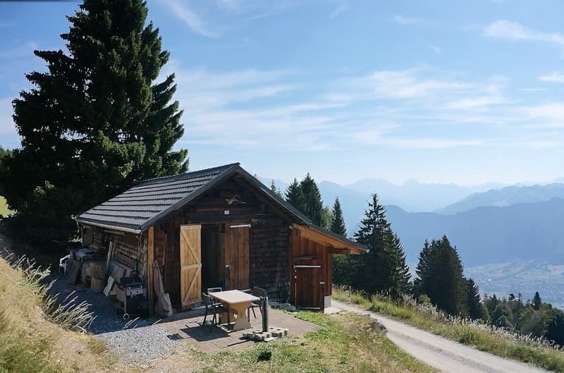 Siztplatz und Aussicht
