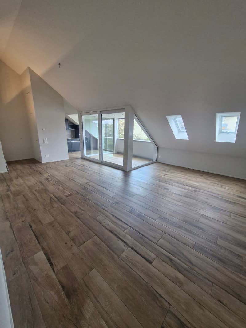 Aussergewöhnliche 3.5-Zimmer-Dachwohnung mit Eigentumsstandart Ausbau (3)