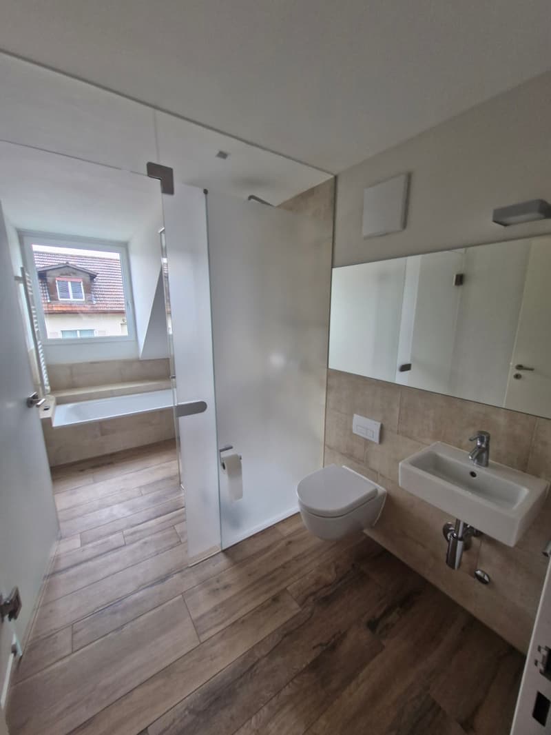 Aussergewöhnliche 3.5-Zimmer-Dachwohnung mit Eigentumsstandart Ausbau (4)