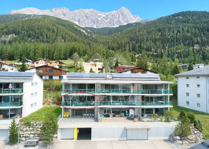 Schöne 3½ Zi.-Ferienwohnung an ruhiger Lage in Savognin (6)