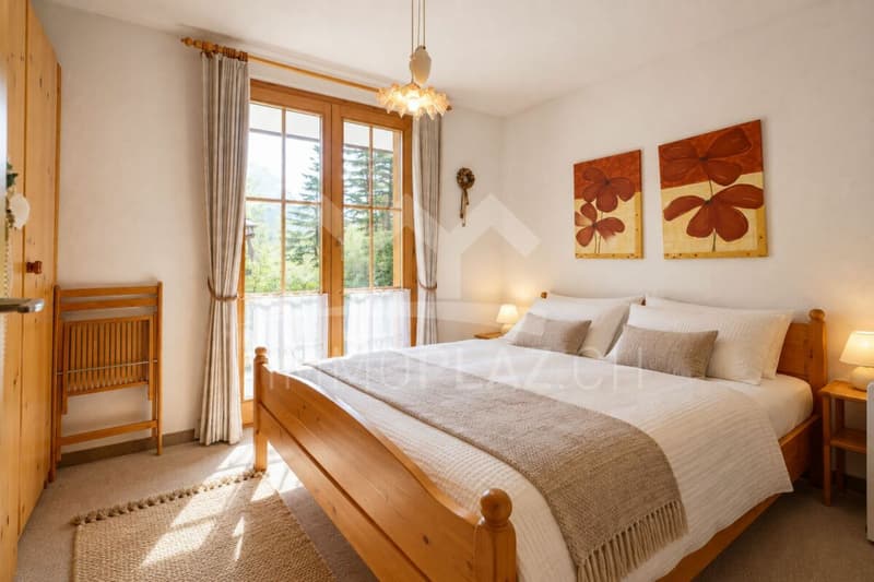 Charmantes Ferienchalet im Skigebiet mit toller Aussicht (4)