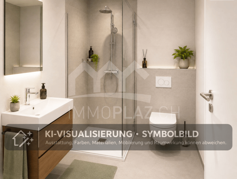 4½ Zi.-Wohnung mit Balkon & freie Bergsicht (5)