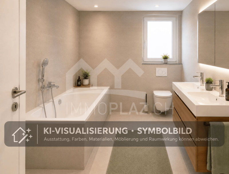 4½ Zi.-Wohnung mit Balkon & freie Bergsicht (4)