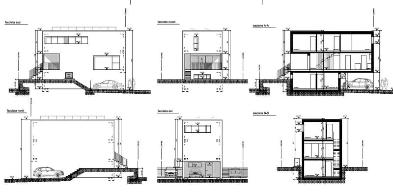 Sezione Villa A