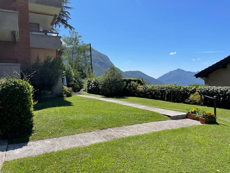 Spazioso appartamento di 2.5 locali con piscina  e vista panoramica a Ruvigliana (10)
