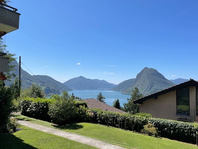 Spazioso appartamento di 2.5 locali con piscina  e vista panoramica a Ruvigliana (8)