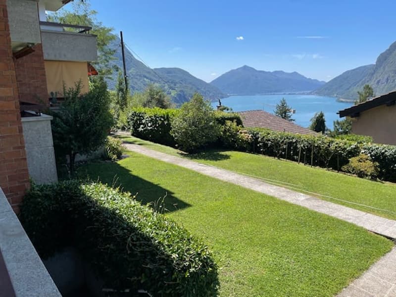 Spazioso appartamento di 2.5 locali con piscina  e vista panoramica a Ruvigliana (9)
