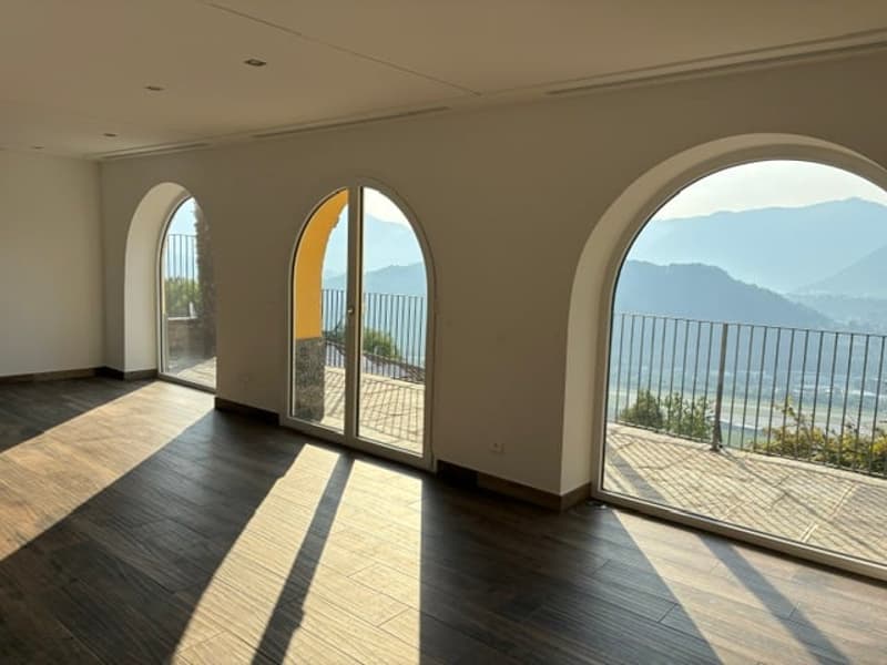 Elegante villa ticinese 5.5 locali con vista panoramica a Gaggio di Bioggio (33)