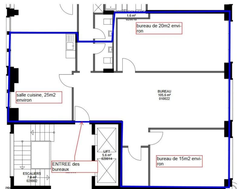 Bureaux de 110m2 semi-aménagés, proche Gare de Lausanne (6)