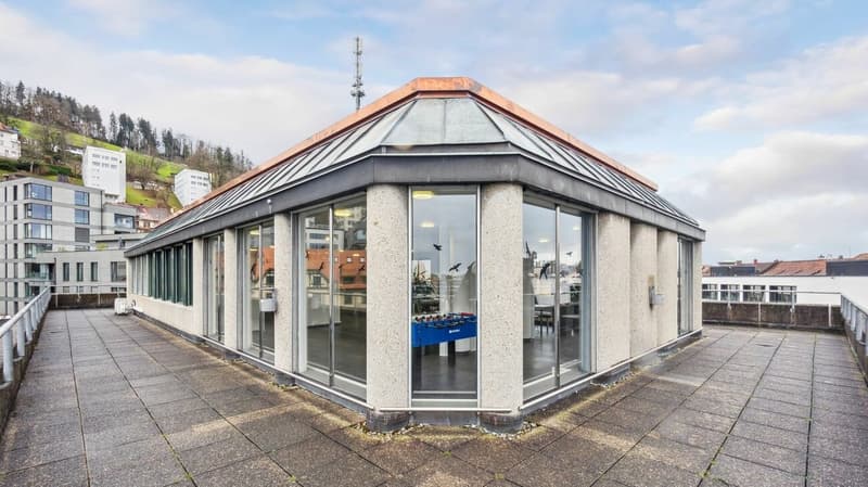 Über den Dächern arbeiten - 167 m² Büro mit Terrasse (6)