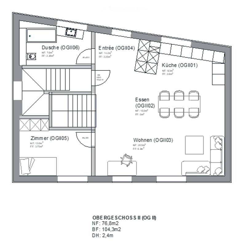 Neubau 7.5-Zimmer-Einfamilienhaus oder 2.5 und 4.5 Zweifamilienhaus in ruhiger Lage von Siblingen (16)
