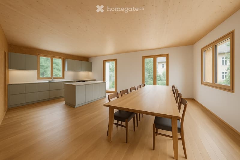 Neubau 7.5-Zimmer-Einfamilienhaus oder 2.5 und 4.5 Zweifamilienhaus in ruhiger Lage von Siblingen (10)