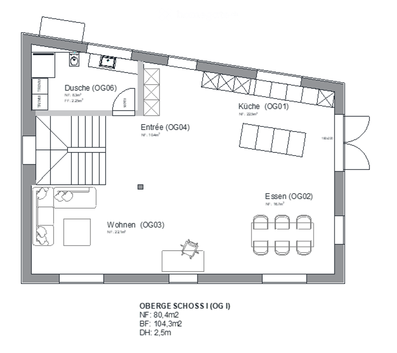 Neubau 7.5-Zimmer-Einfamilienhaus oder 2.5 und 4.5 Zweifamilienhaus in ruhiger Lage von Siblingen (12)