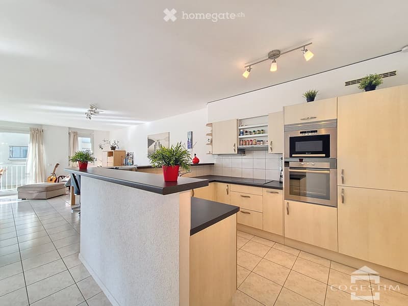 Bel appartement lumineux de 4,5 pièces avec vue sur le Léman et les Alpes (4)