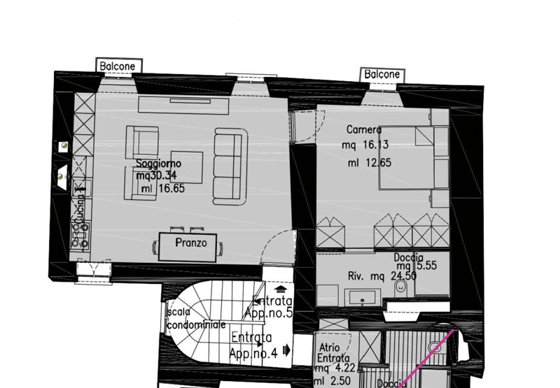Wohn-Bijou in der Altstadt (Città Vecchia) in Locarno mit Parkplatz im Innenhof (Erstwohnsitz) (5)