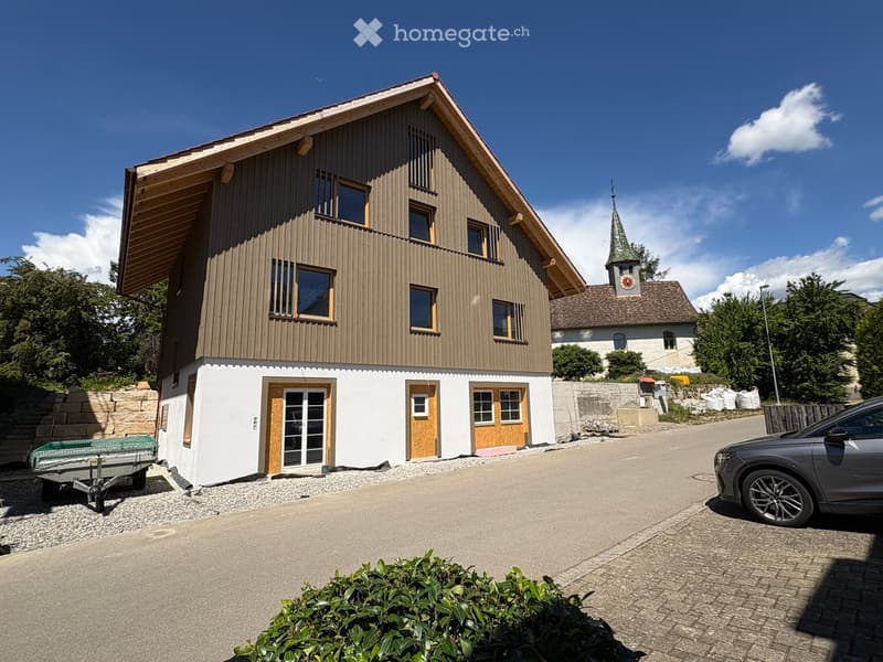 Neubau 7.5-Zimmer-Einfamilienhaus oder 2.5 und 4.5 Zweifamilienhaus in ruhiger Lage von Siblingen (1)