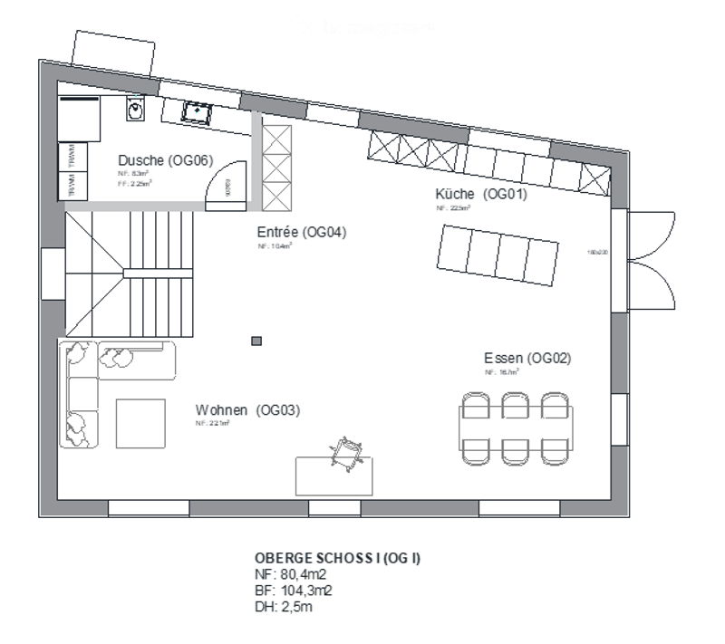 Neubau 7.5-Zimmer-Einfamilienhaus oder 2.5 und 4.5 Zweifamilienhaus in ruhiger Lage von Siblingen (12)