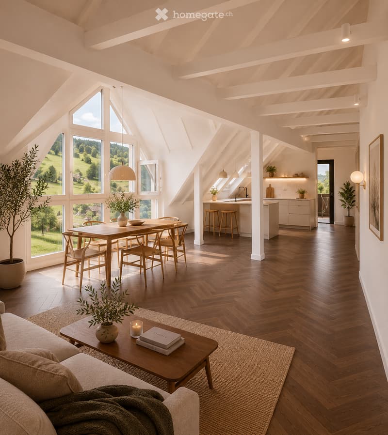 Klimatisierte Attikawohnung 102m2 - mit unverbaubarer Aussicht (11)