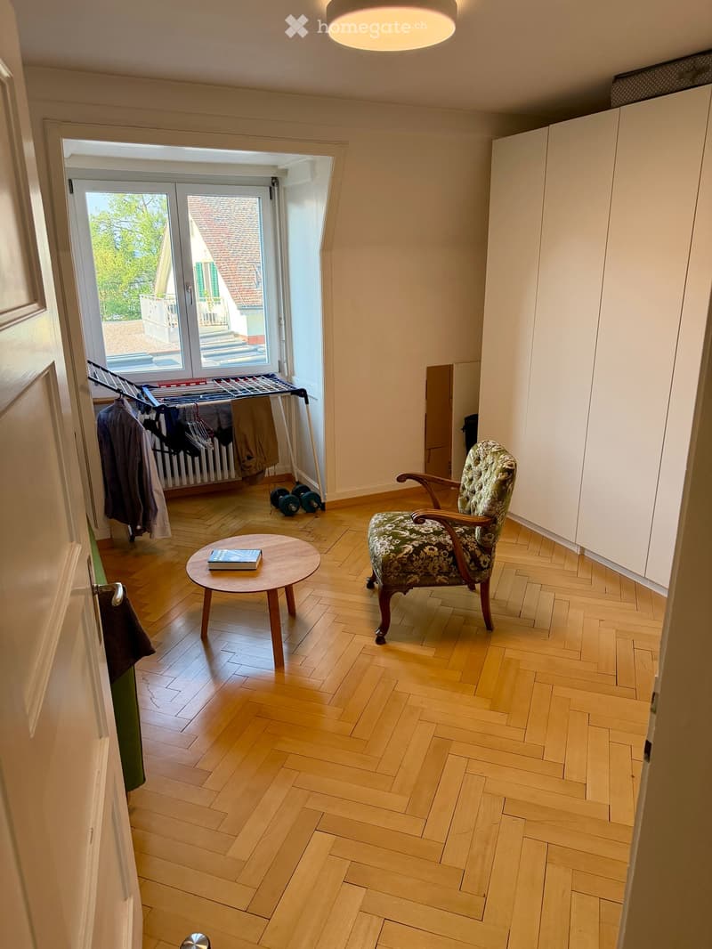 Charmante 3-Zimmer-Altbauwohnung inkl. Parkplatz an ruhiger und zentraler Lage in Zürich (4)