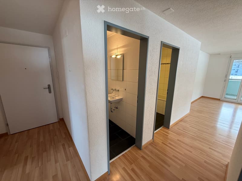 Eingangsbereich mit Badezimmer & WC