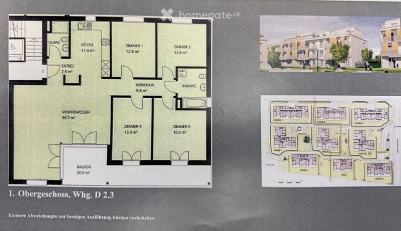 Floor plan of a 2-story apartment with living room, kitchen, 4 bedrooms, bathroom, and balcony.
