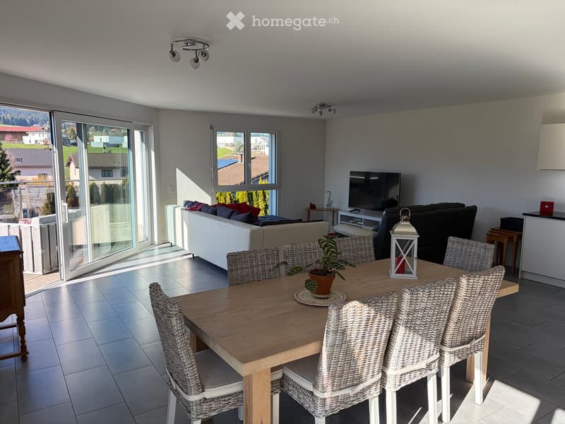 Grand 3.5 pc à Vuadens avec 2 places de parc (2)