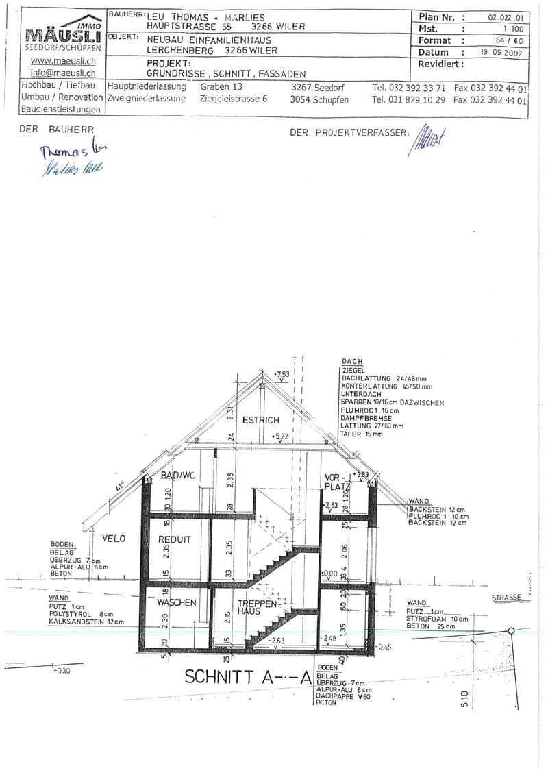 Architectural floor plan of a single-family house, showing layout and dimensions for rooms including a bathroom, living room, washroom, and staircase.