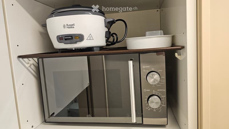 modern kitchen with modern appliances