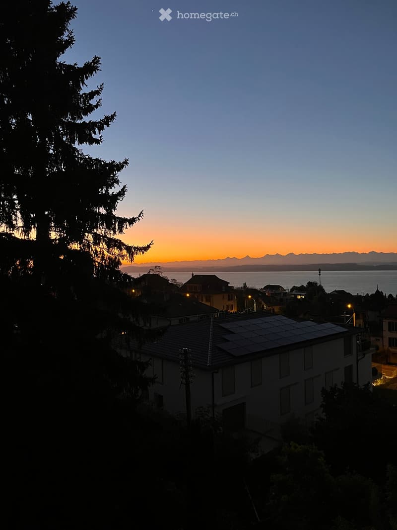 La vue le matin ;)
