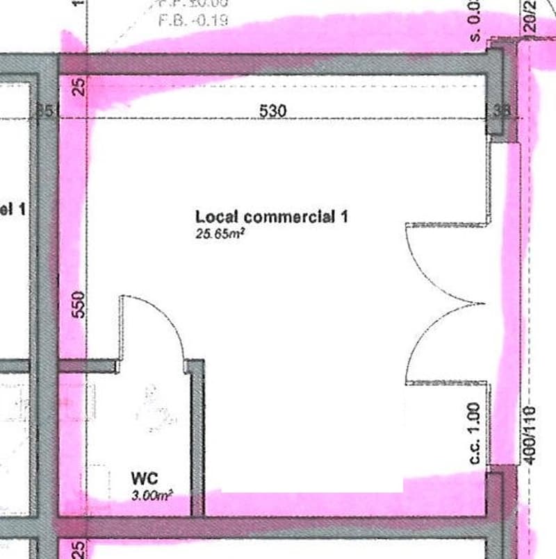 Local commercial, moderne de 25 m² au rez (5)
