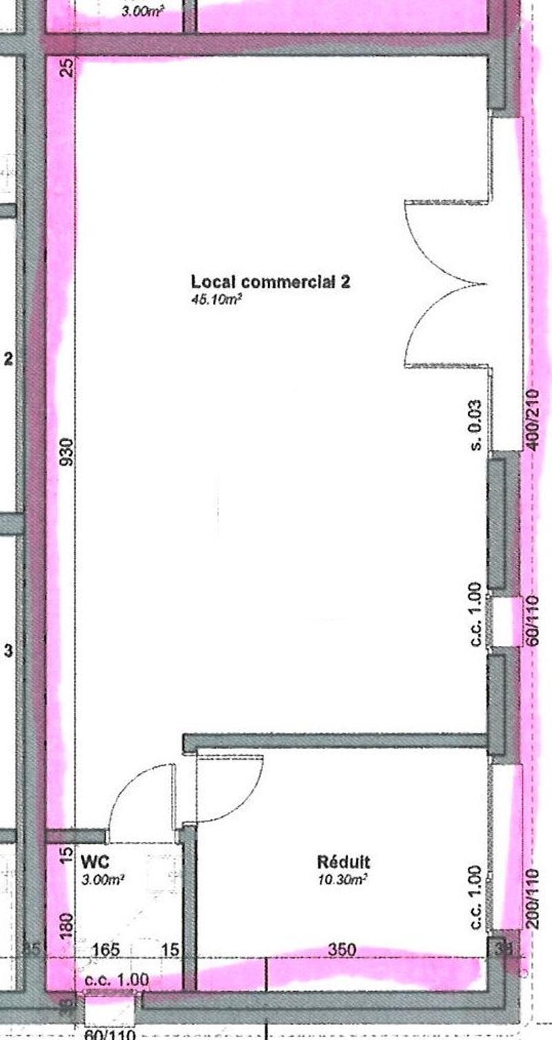 Local commercial, moderne de 45 m² au rez (7)
